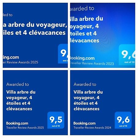 Villa Arbre Du Voyageur, 4 Etoiles Et 4 Clevacances อองเทอร์-โดซ์ ภายนอก รูปภาพ